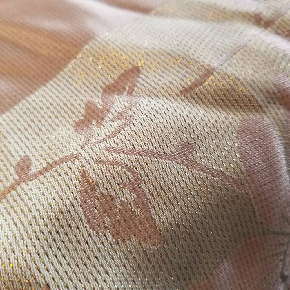Pink Silver Floral Rectangle Tablecloth Linen Cloth Cover 82